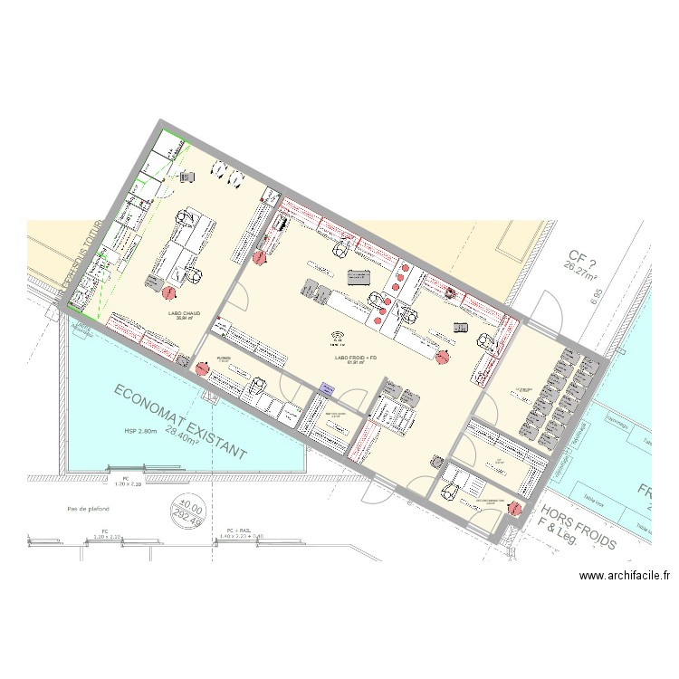 LA RAVOIRE V6. Plan de 7 pièces et 132 m2