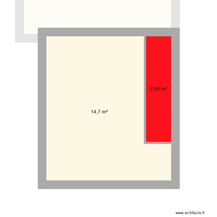 heusser. Plan de 3 pièces et 100 m2