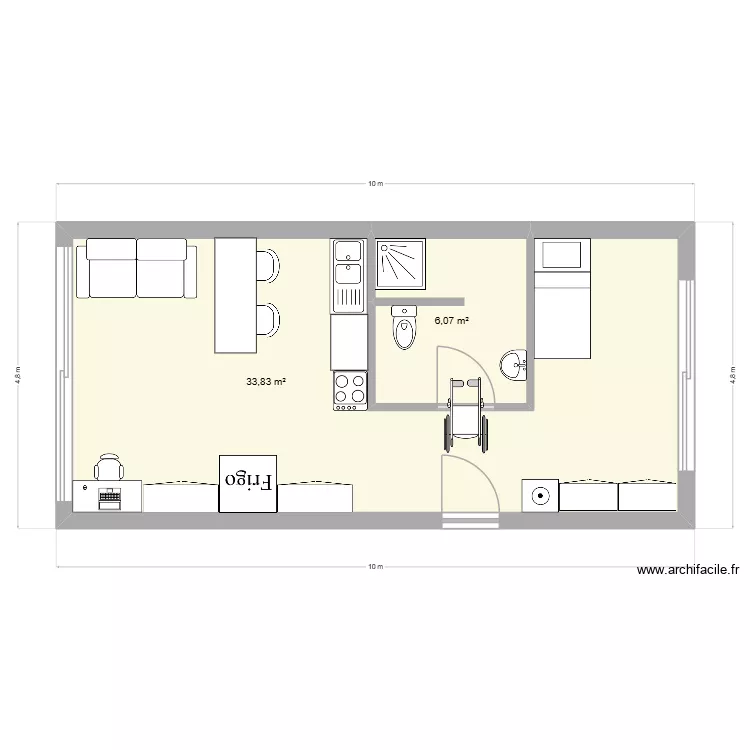 Maison Pierre Jadin 1. Plan de 2 et 40 m² Maison Pierre Jadin 1. Plan de 2 et 40 m²