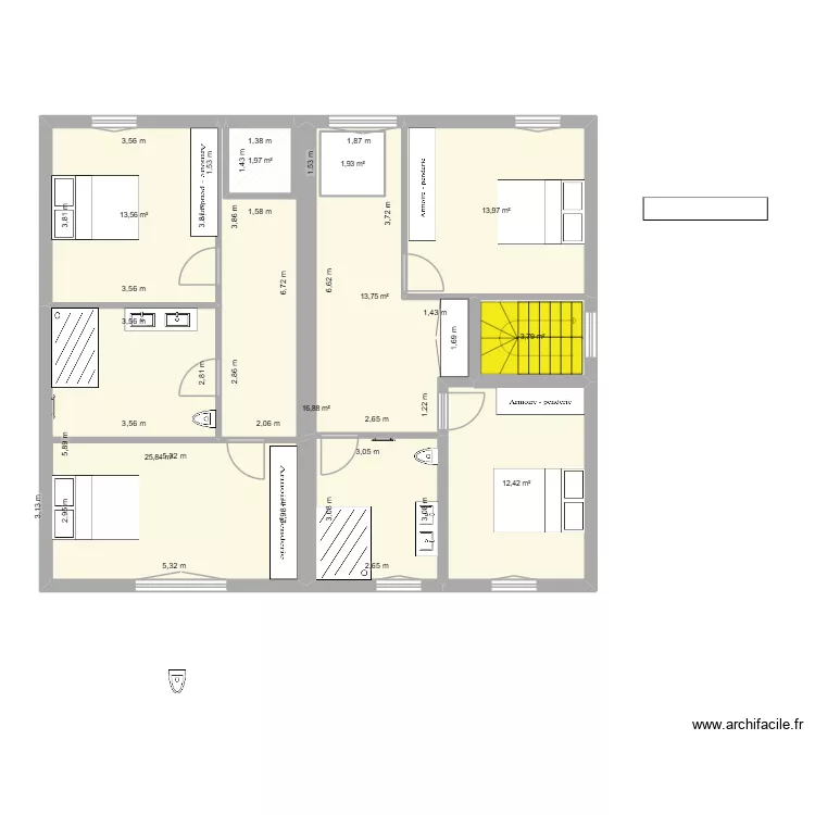 Contz Les Bains. Plan de 