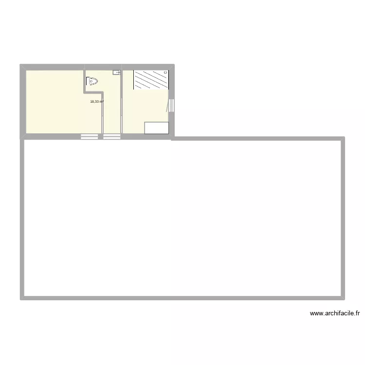 extention 3 plus chalet. Plan de 1 et 18 m² extention 3 plus chalet. Plan de 1 et 18 m²