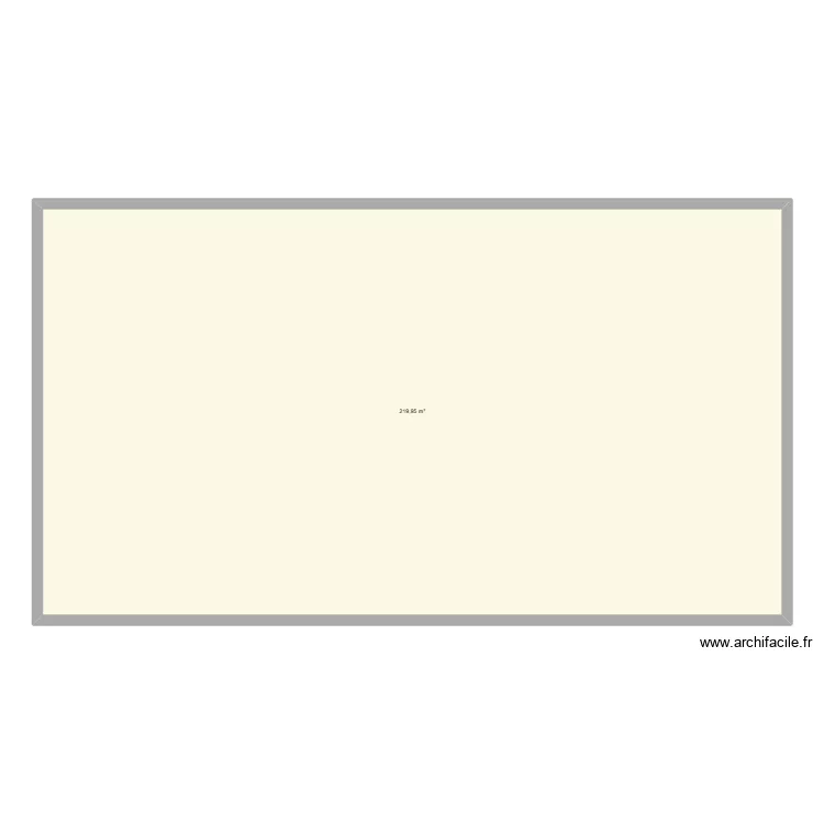 garage. Plan de 1  et 220 m²