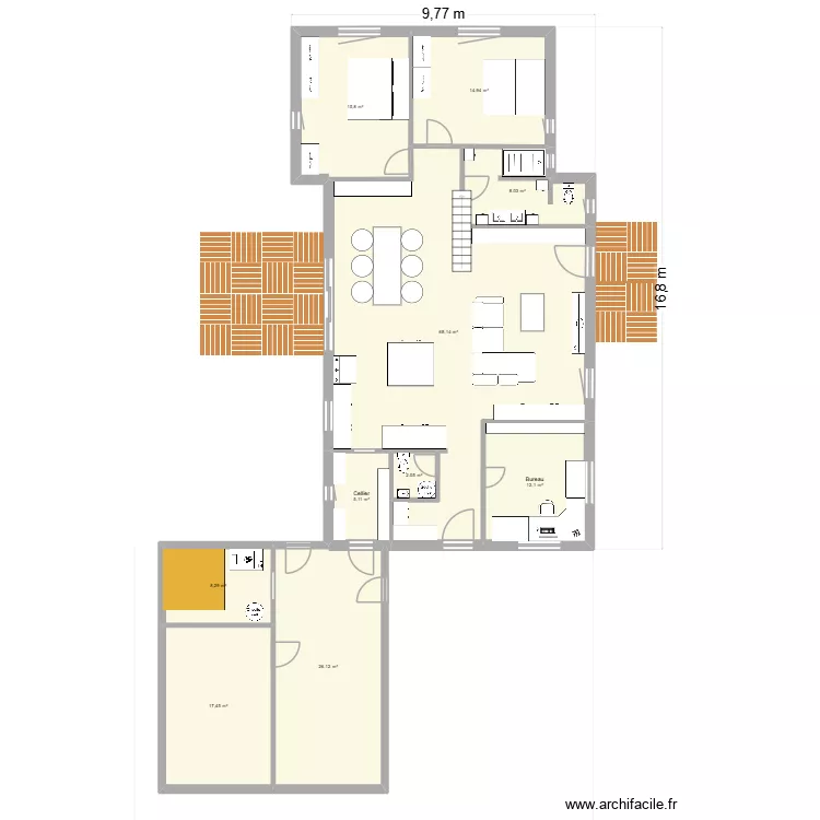 Ch&ecirc;ne Paquier 6. Plan de 10  et 178 m²