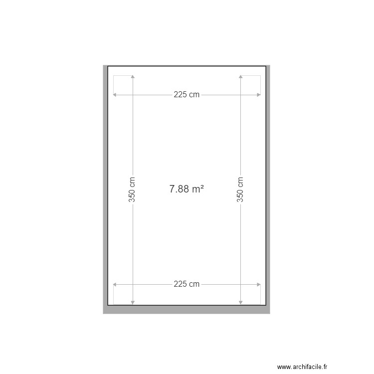 serre jardin 244x368. Plan de 1 pièce et 8 m2