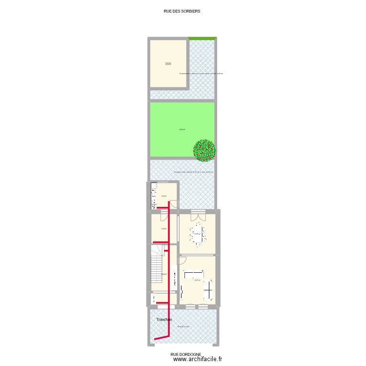 Dordogne amanagement extérieur. Plan de 17 pièces et 284 m2