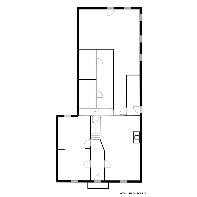 5 Route de remich RDC. Plan de 11 pièces et 170 m2