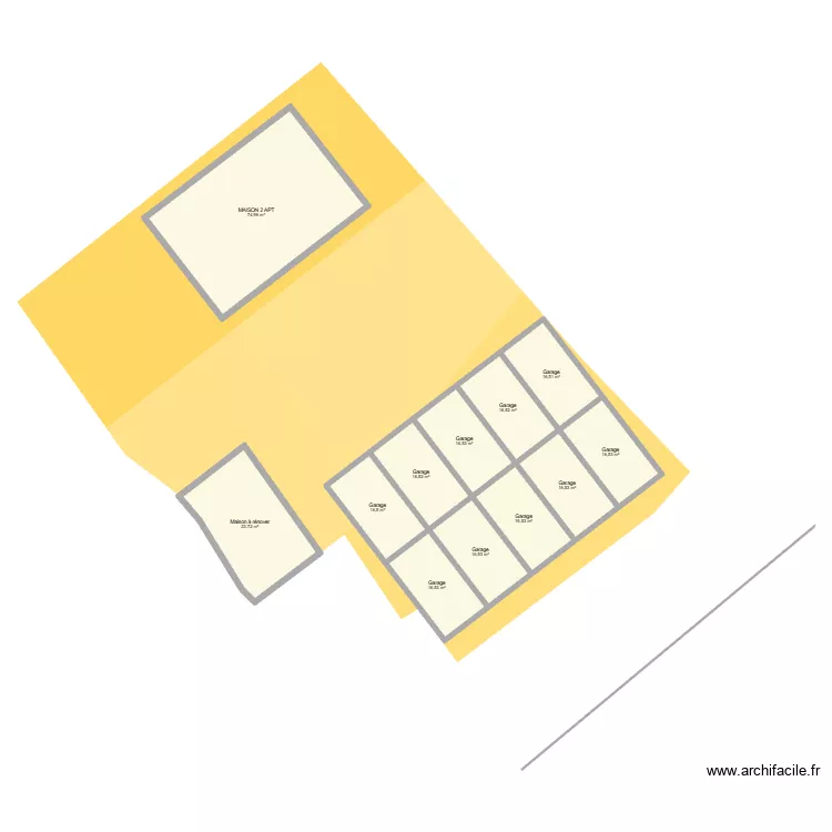 KAIROUAN. Plan de 12  et 274 m²
