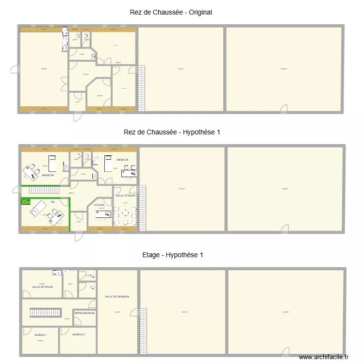Centre de sant&eacute; Bopro. Plan de 