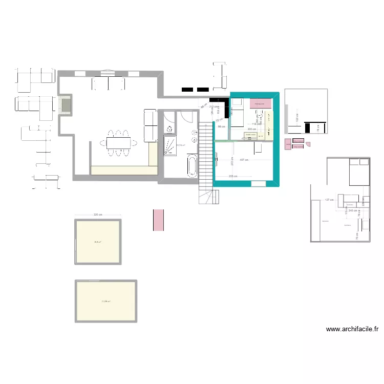 1er étage. Plan de 1er étage. Plan de