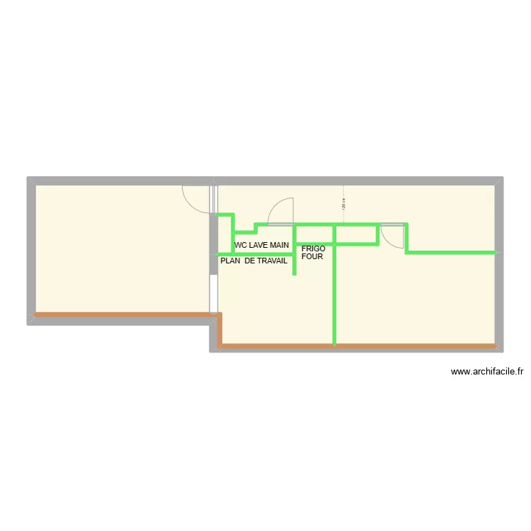 Croquis Morkerken avant. Plan de 