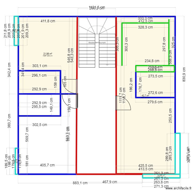 ETAGE. Plan de 0 pièce et 0 m2