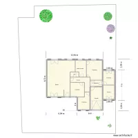 Plan de masse projet maison Velaux - 11 juin 2025