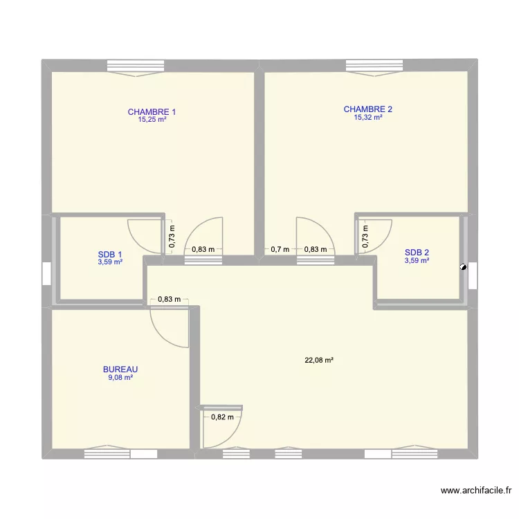 MAISON IA ETAGE R1 ELEC. Plan de MAISON IA ETAGE R1 ELEC. Plan de