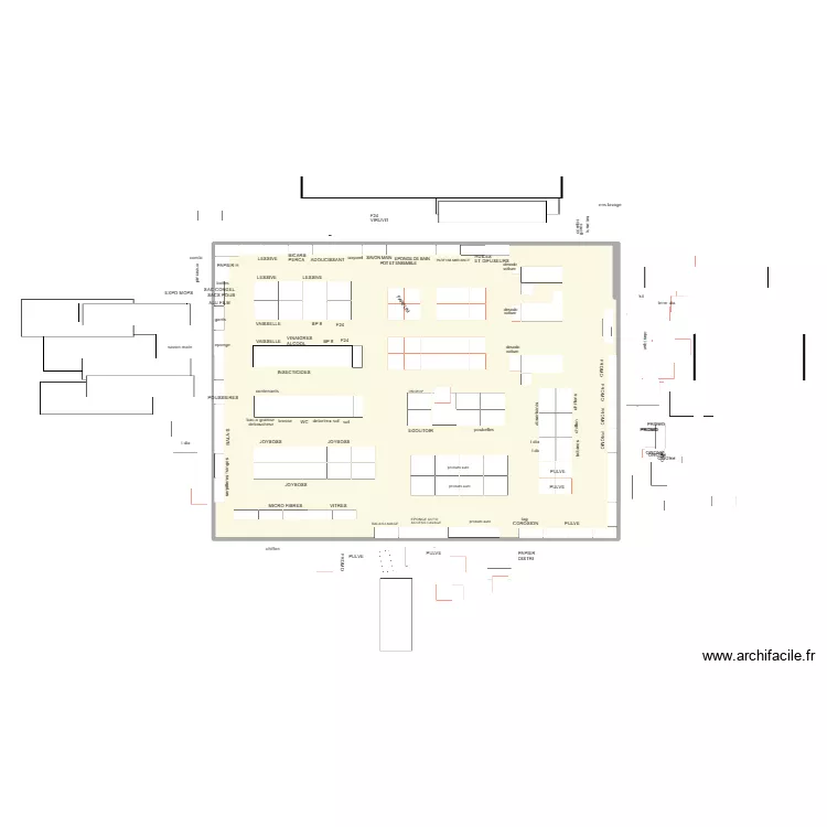 MAG 3.82. Plan de 1 et 281 m² MAG 3.82. Plan de 1 et 281 m²
