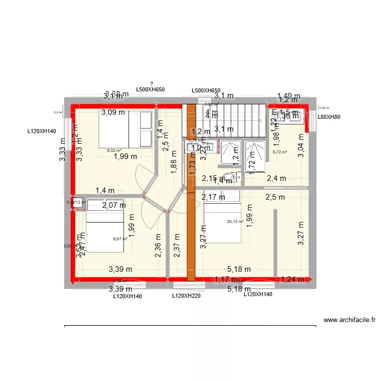 etage nouv plan 2. Plan de 