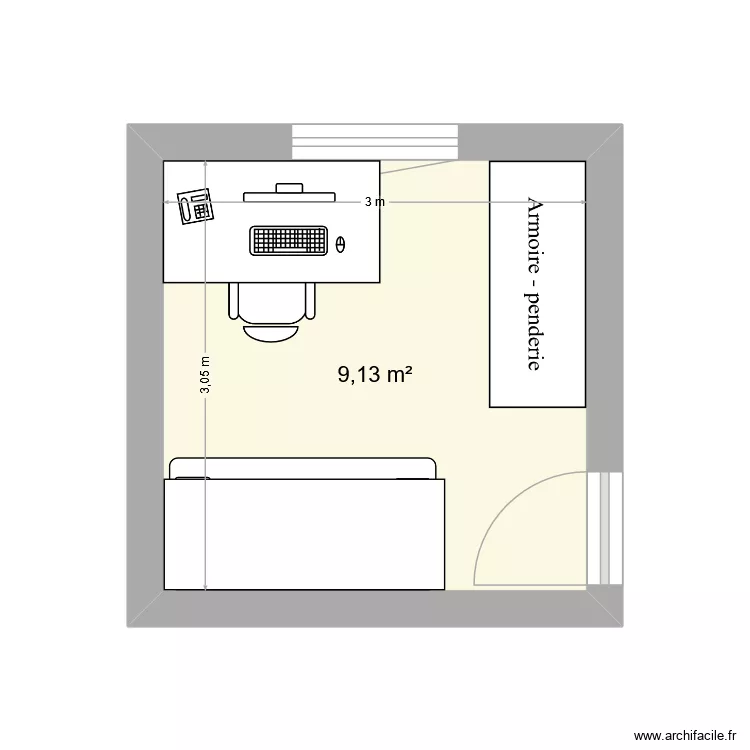 Bureau. Plan de Bureau. Plan de