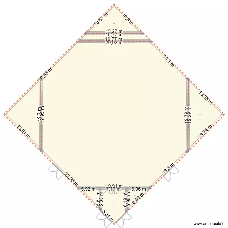 AMPHITHEATRE UA. Plan de 5 Pièces et 1740 m² AMPHITHEATRE UA. Plan de 5 Pièces et 1740 m²