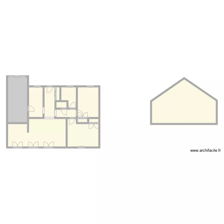 REDJARA - FLANCOURT CRESCY EN ROUMOIS. Plan de 