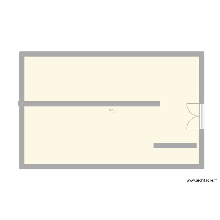 Ryt. Plan de 1  et 55 m²