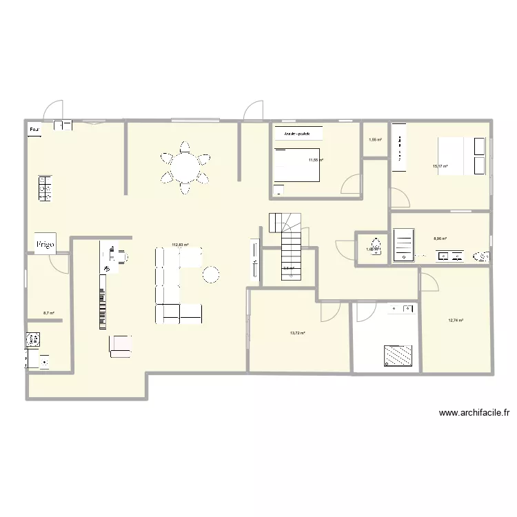 rez de chausse. Plan de 