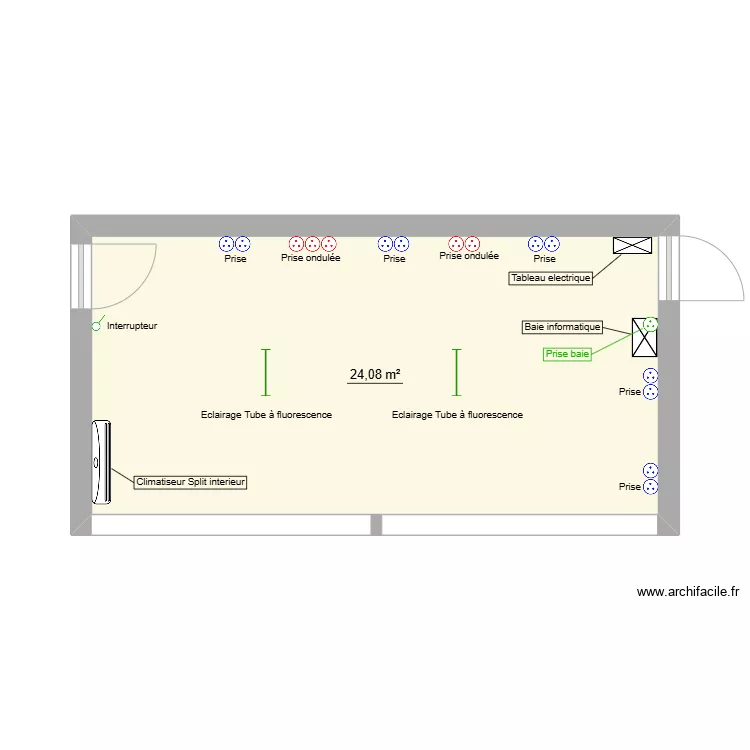 Bureau Co&ucirc;ta trinit&eacute;. Plan de 
