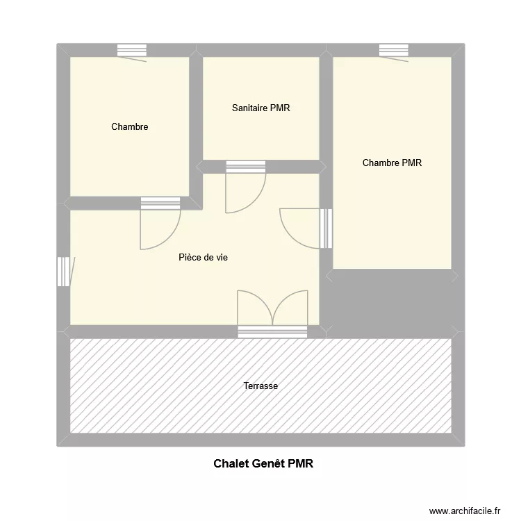 GR1382. Plan de 6 et 52 m² GR1382. Plan de 6 et 52 m²