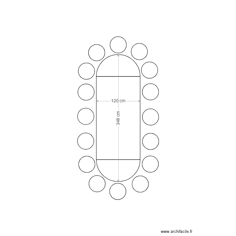 16 couverts. Plan de 0 pièce et 0 m2