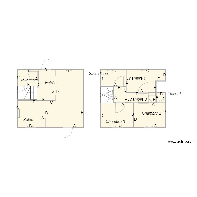 Croquis VASQUEZ. Plan de 9 pièces et 27 m2