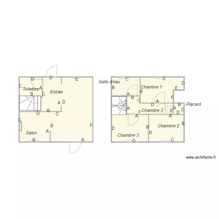 Croquis VASQUEZ. Plan de 