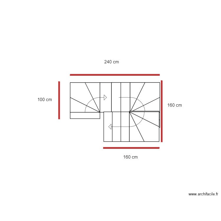 rez de chaussée catherine version 4 eme. Plan de 0 pièce et 0 m2