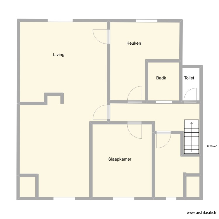 Guido Gezellestraat 47 - app. 201. Plan de 0 pièce et 0 m2