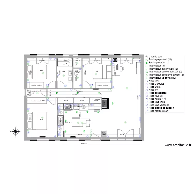 Plan projet 11_Paron. Plan de 11 et 92 m² Plan projet 11_Paron. Plan de 11 et 92 m²