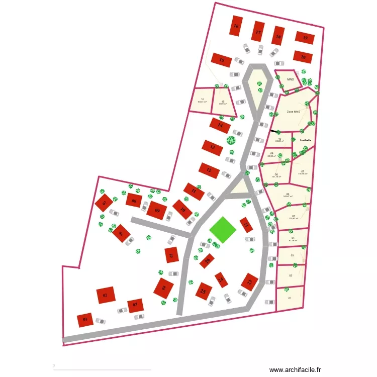aire saisonnier projet 2027 VB. Plan de 17 Pièces et 1687 m² aire saisonnier projet 2027 VB. Plan de 17 Pièces et 1687 m²