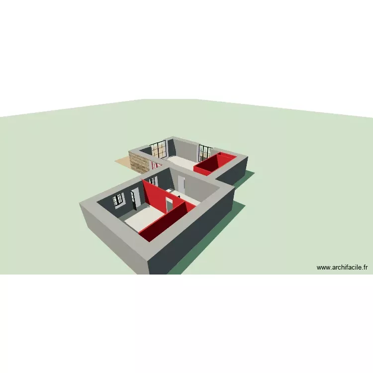 LA Grange. Plan de 4 Pièces et 119 m²