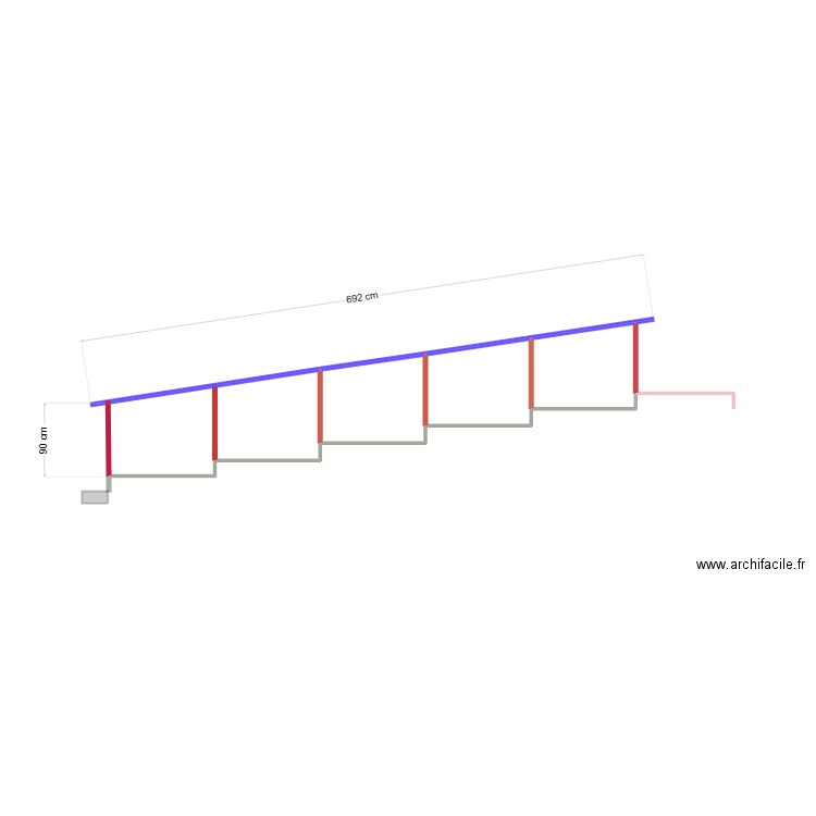 rambarde escalier Montijo 1 & 2. Plan de 0 pièce et 0 m2