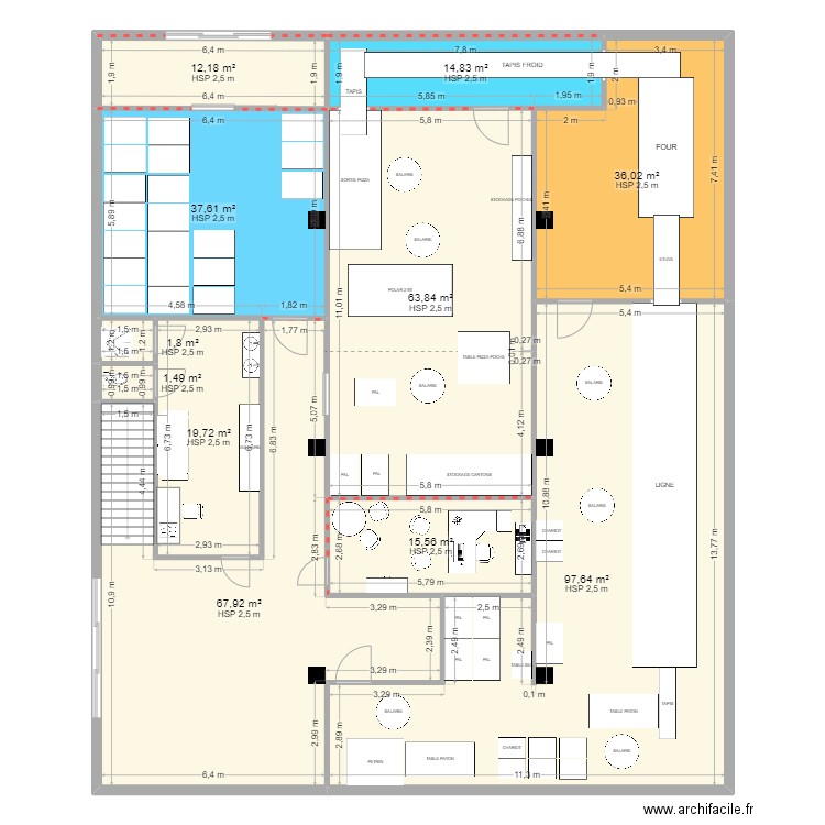 Creilloise 2. Plan de 11 pièces et 369 m2