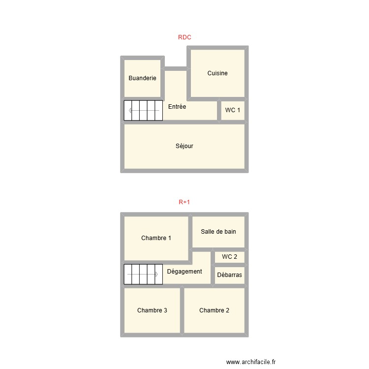 2507 L HOIR FRANCK. Plan de 12 pièces et 22 m2
