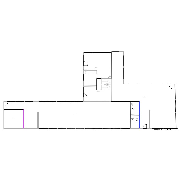 plans Entrepôt  . Plan de 7 pièces et 502 m2