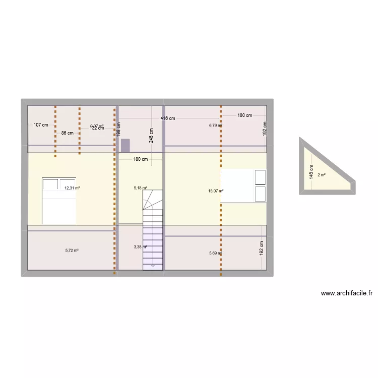 grenier 2. Plan de grenier 2. Plan de