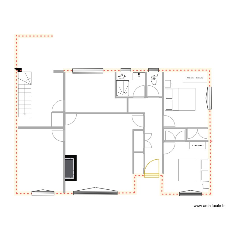 Maison villenave. Plan de 0 pièce et 0 m2