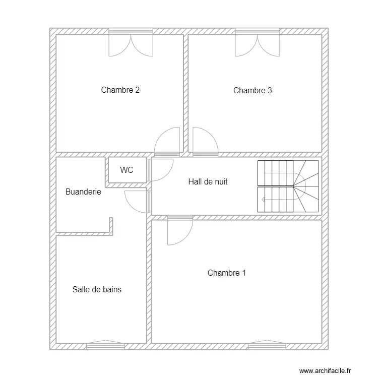 Meluzola Etage. Plan de Meluzola Etage. Plan de