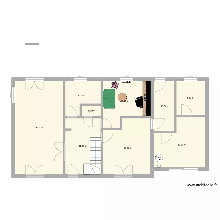 MaisonBretagne_Am&eacute;nagementB&uuml;ro. Plan de 