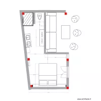Chambre 1 + salon