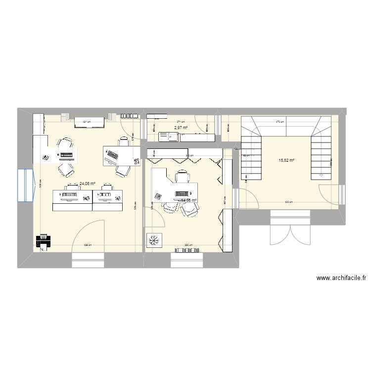 Bureau Police. Plan de 0 pièce et 0 m2