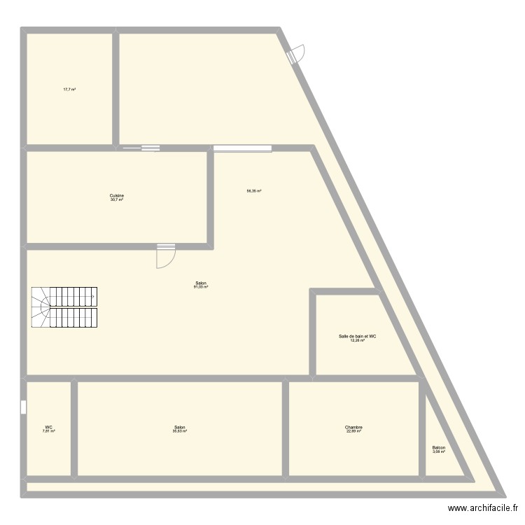 villa_ess1. Plan de 9 pièces et 277 m2