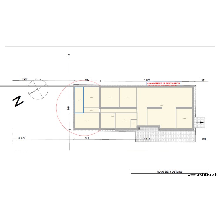 bessarion 1. Plan de 11 pièces et 191 m2