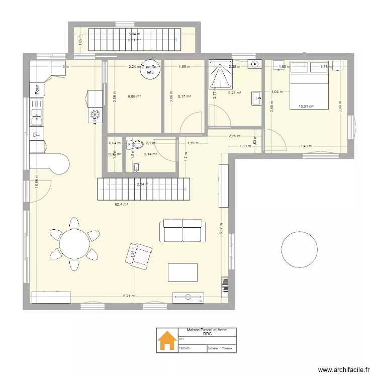 maisonV11. Plan de 