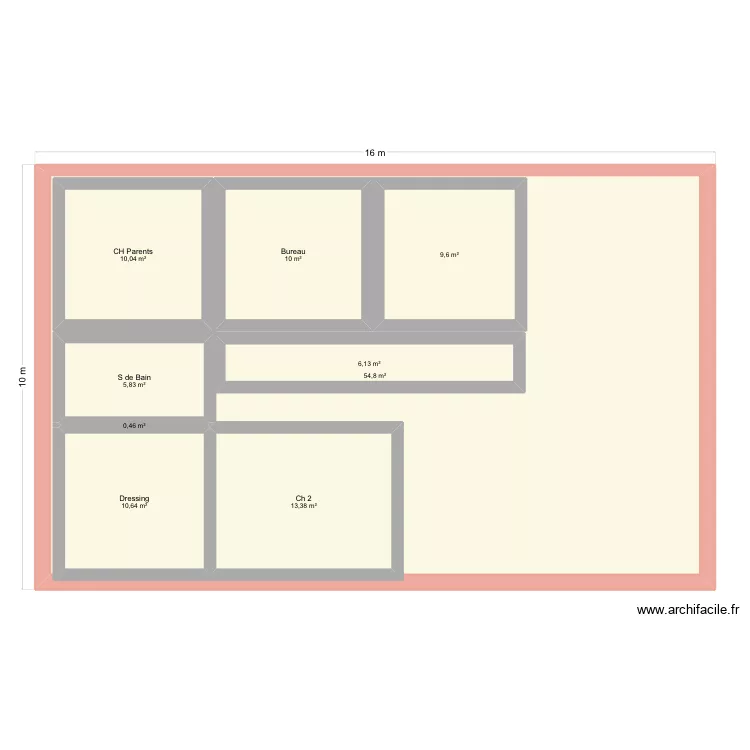 Maison randan. Plan de 9 et 210 m² Maison randan. Plan de 9 et 210 m²