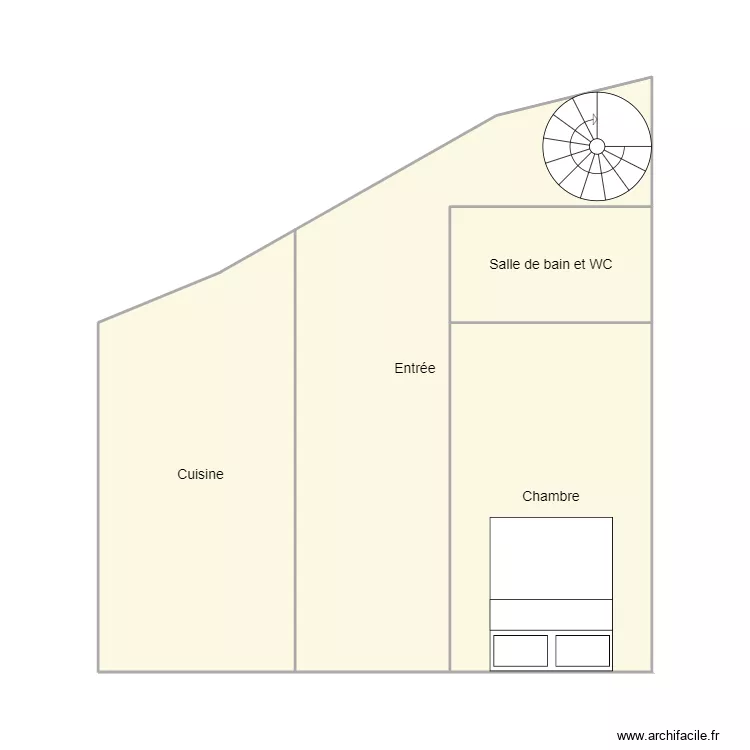Plan Mama 2. Plan de 4 et 44 m² Plan Mama 2. Plan de 4 et 44 m²