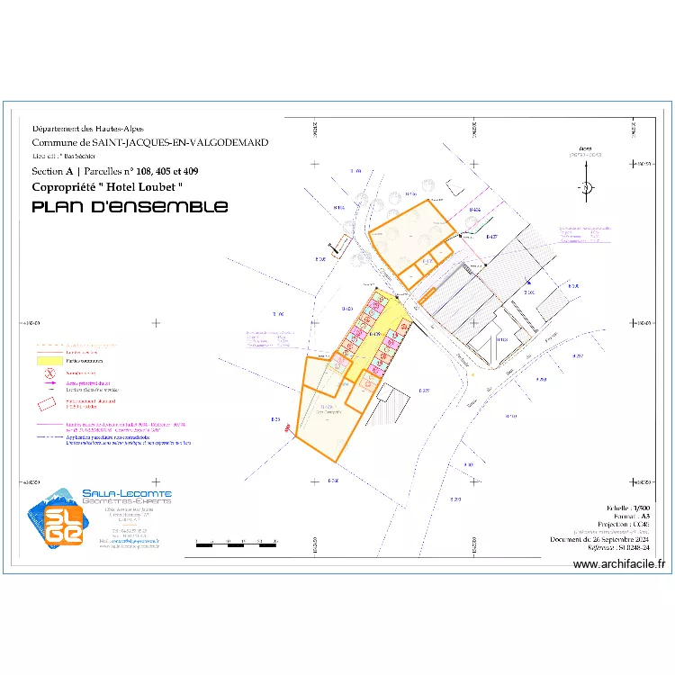 Loubet parking. Plan de Loubet parking. Plan de